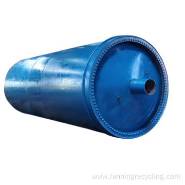 Lanning pyrolysis to fuel equipment